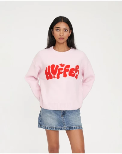 Huffer - Intarsia Knit/Chill Out