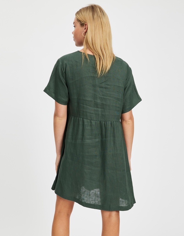 White By FTL - Zavi Linen Dress