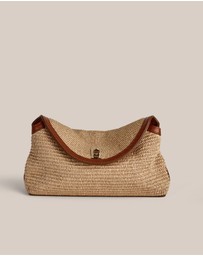 VESTIRSI - Sloane Tan Resort Crossbody Clutch