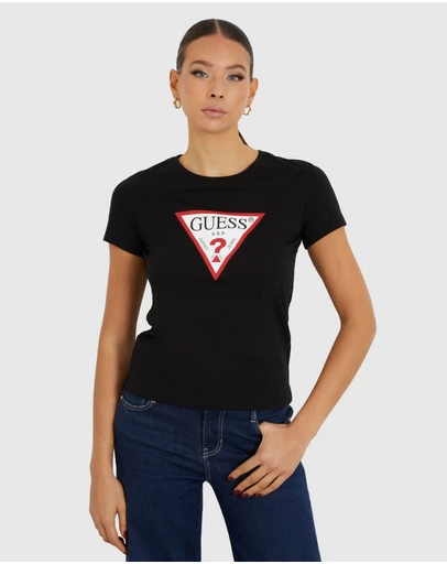 GUESS - Short Sleeve Crew Neck Original Tee
