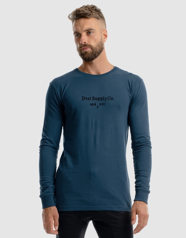 DVNT - Saxon Embroidery Long Sleeve Tee