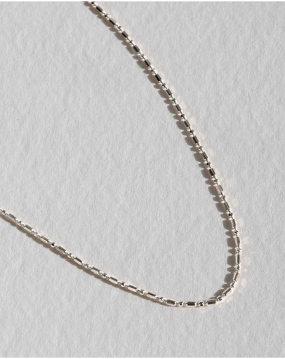 SAINT VALENTINE - Dash Dot Chain Necklace - Silver