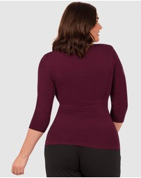 B Free Intimate Apparel - Bamboo 3/4 Sleeve Top
