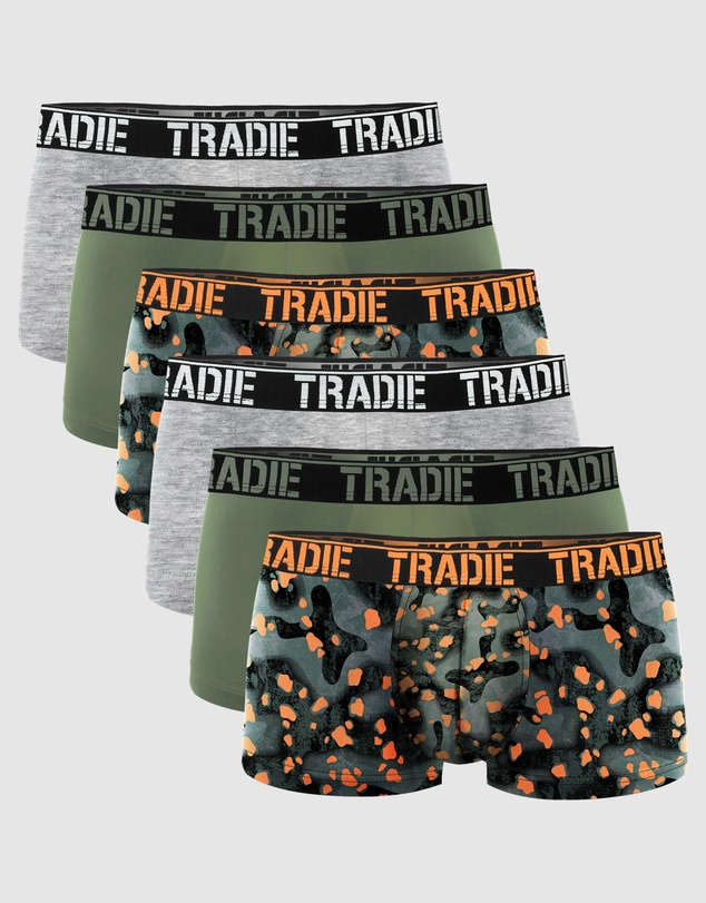 TRADIE - Boys 6pk Fitted Trunk