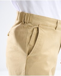 3 Wise Men - 3 Wise Men Tapered Fit Chino -  Tan