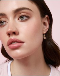 Bianc - Posy Earrings Rose Quartz