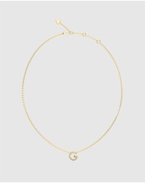 GUESS - Gold-Tone G Crystal Necklace
