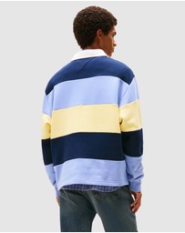 Tommy Jeans - Relaxed Badge Stripe Rugby
