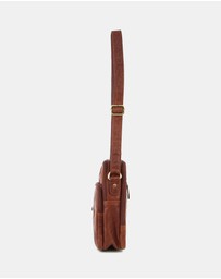 Pierre Cardin - Pierre Cardin Rustic Leather Cross Body Bag