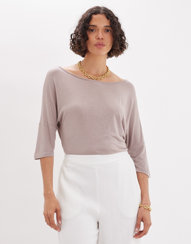 Amelius - Ottavia Three Quarter Batwing Tee
