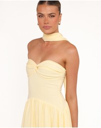 Petal & Pup - Flaxton Midi Dress - Butter Yellow