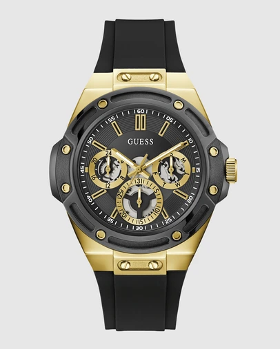 GUESS - GUESS Mens Black Multifunction Watch