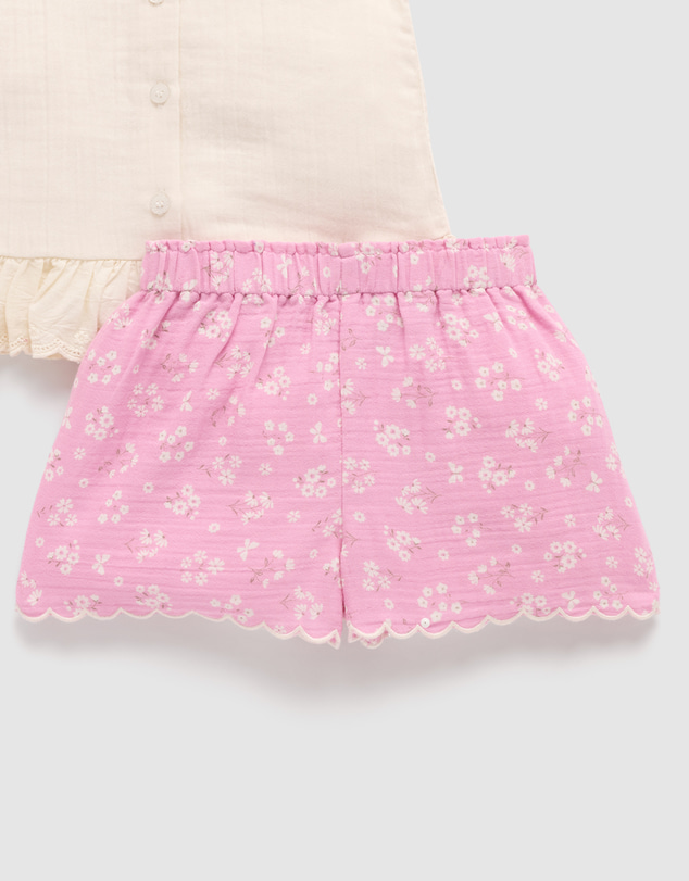 Purebaby - Floral Set-Kids-Babies