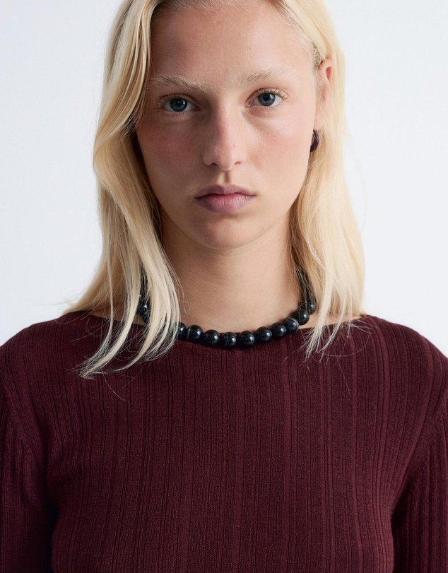 & Other Stories - Rib-Knit Wool Boatneck Top