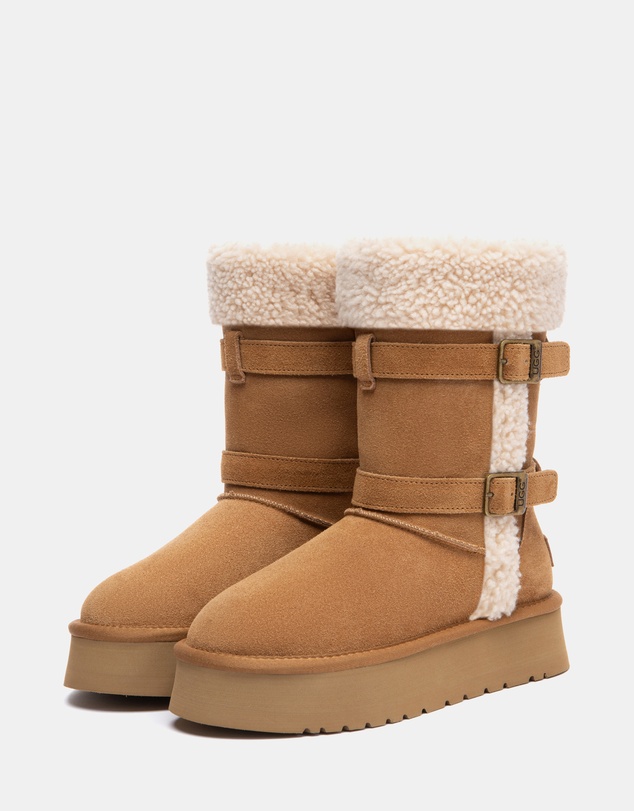 EVERAU - Australian Shepherd Ugg Short Nordel Cow Suede Upper UGG Boots