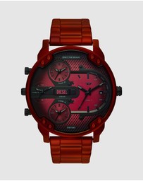 Diesel - Mr. Daddy Slim Red Chronograph Watches