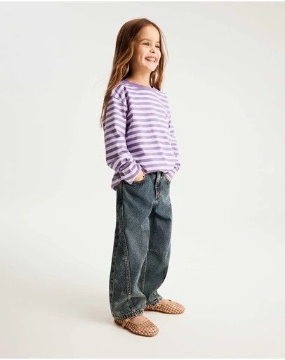 Cotton On Kids - Unisex Super Barrel Leg Denim Jean