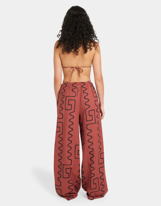 RVCA - Womens Farlow Elastic Linen Pants