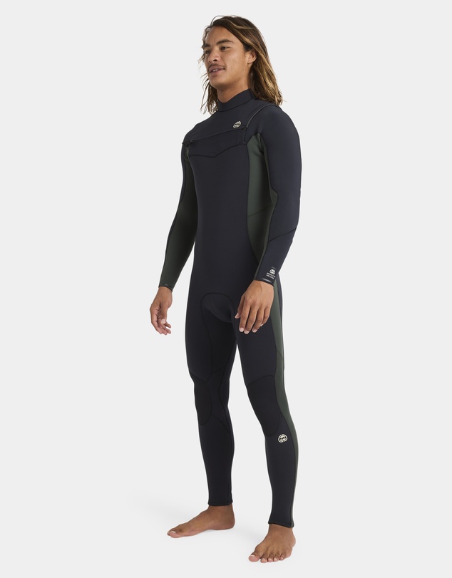 Billabong - Mens 3/2Mm Absolute Natural Chest Zip Wetsuit