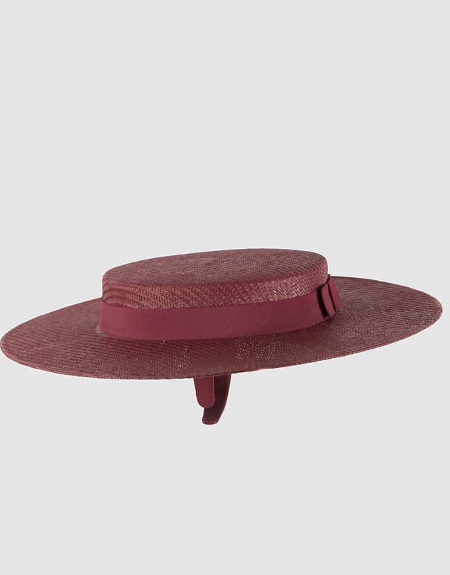 Max Alexander - Wine Boater Hat