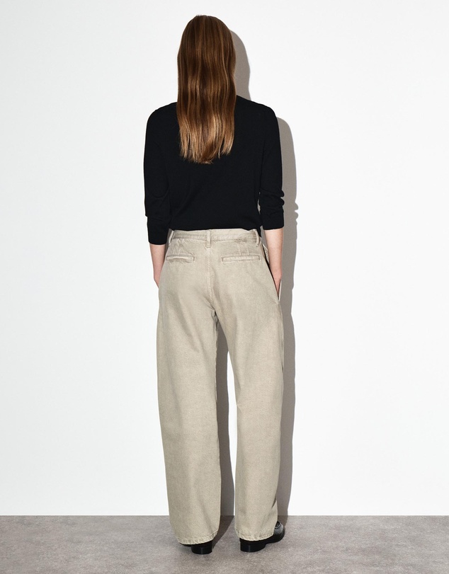 COS - Denim Barrel-Leg Trousers