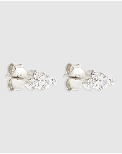 By Charlotte - Mist Stud Earrings