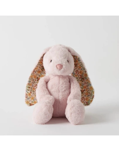 Jiggle and Giggle - Floral Pink Bunny Medium