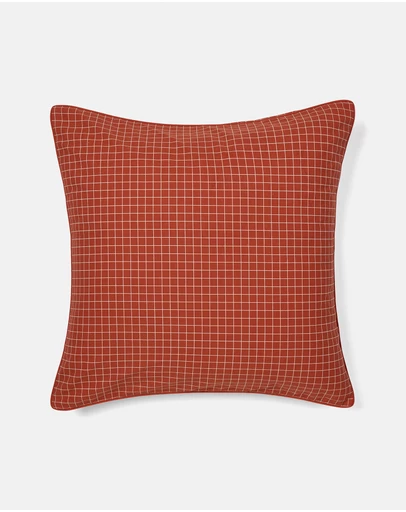 Linen House - Volley Check European Pillowcase