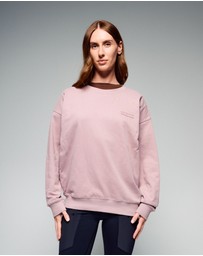 Kathmandu - Heritage Logo Slouchy Brushed Crew