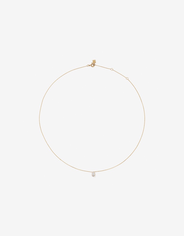 Michael Hill - 0.64 Carat TW Laboratory-Grown Diamond Pear Pendant and Earrings Box Set in 10kt Yellow Gold