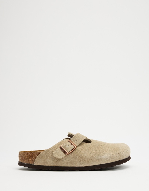 Birkenstock - Boston Suede Leather Narrow - Women's