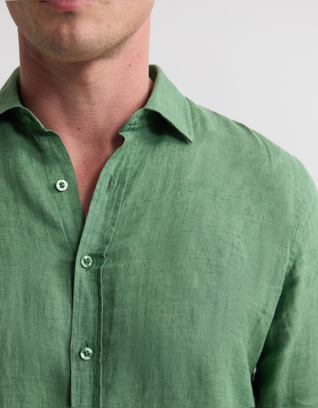 Oxford - Cooper Ls Delave Linen Shirt