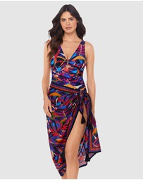 Magicsuit - Mariachi Cotton Side Tie Beach Sarong With Tassels