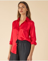 CAMIXA - Satin Silk Shirt