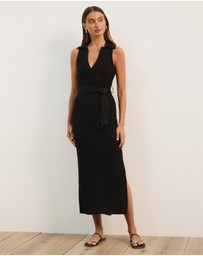 Atmos&Here - Joni Sleeveless Rib Knit Midi Dress