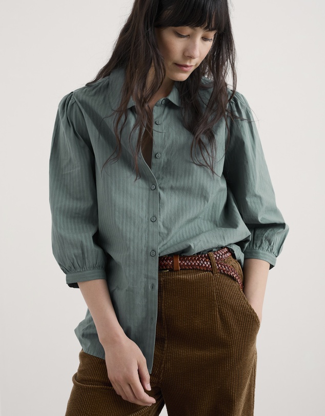 Seasalt - Seasalt Cornwall Green Hope Cottage Blouse