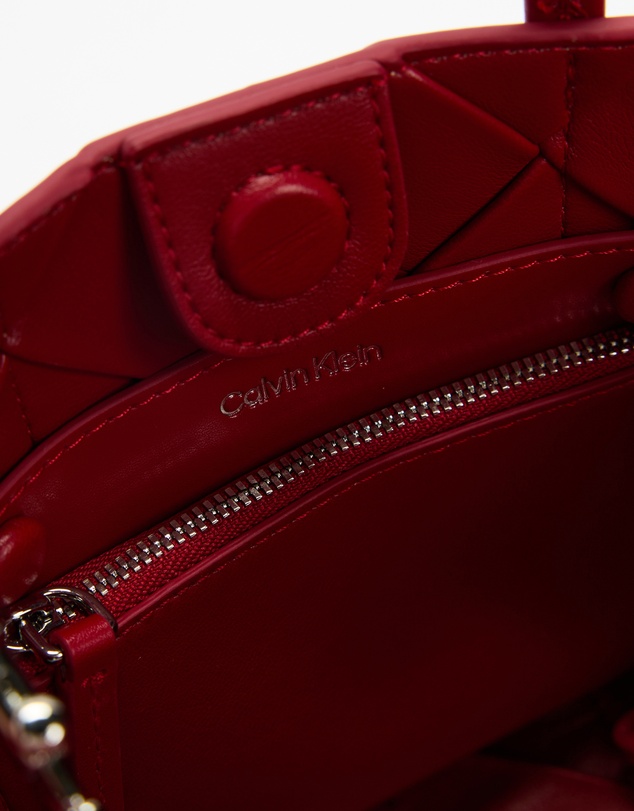 Calvin Klein - Woven Mini Tote Crossbody Bag