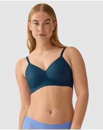 Naturana - Jacquard Lightly-Padded Side Smoothing Wirefree Bra