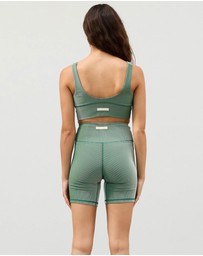 Zulu & Zephyr - Stripe Rib Crop Top
