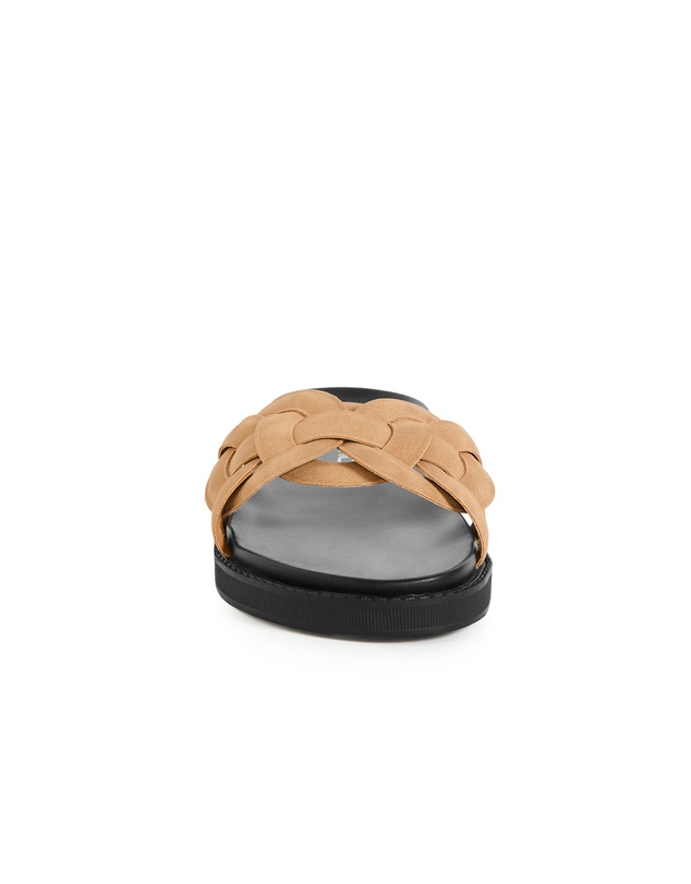 City Chic - WIDE FIT Star Weave Slide