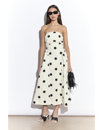 Glamorous - Bandeau Dropped Waist Midaxi Dress