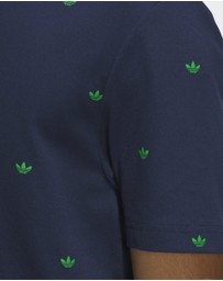 adidas Originals - Originals Printed Trefoil Polo Shirt Mens
