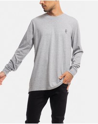 Counter Culture - Cypher Embroidery Long Sleeve Tee