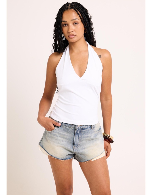 General Pants Co. Basics - Plunge Halter Top