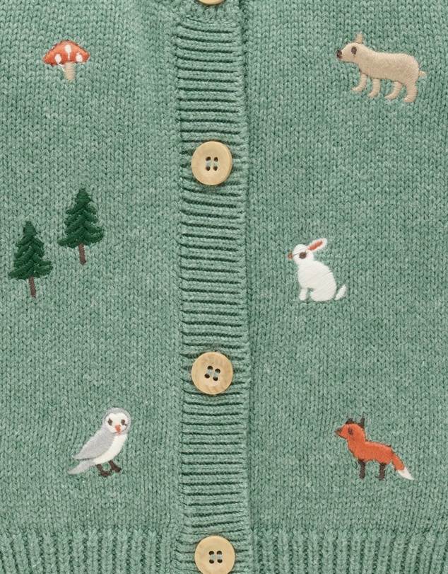 Purebaby - Woodland Cardigan -Kids-Babies