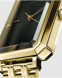 Rosefield - The Octagon - Gold With Black Dial