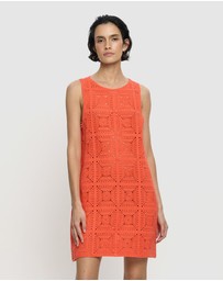 KIVARI - Brenna Crochet Mini Dress