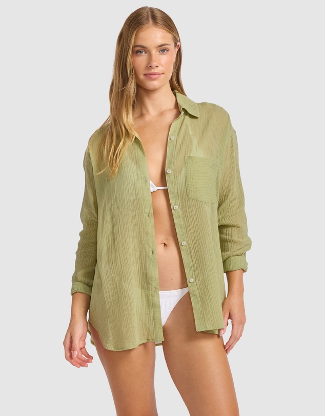 Seafolly - Crinkle Gauze Shirt