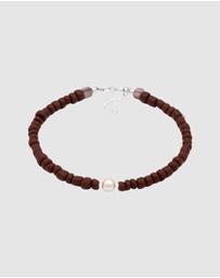 Elli Jewelry - Anklet Pearl 925 Sterling Silver
