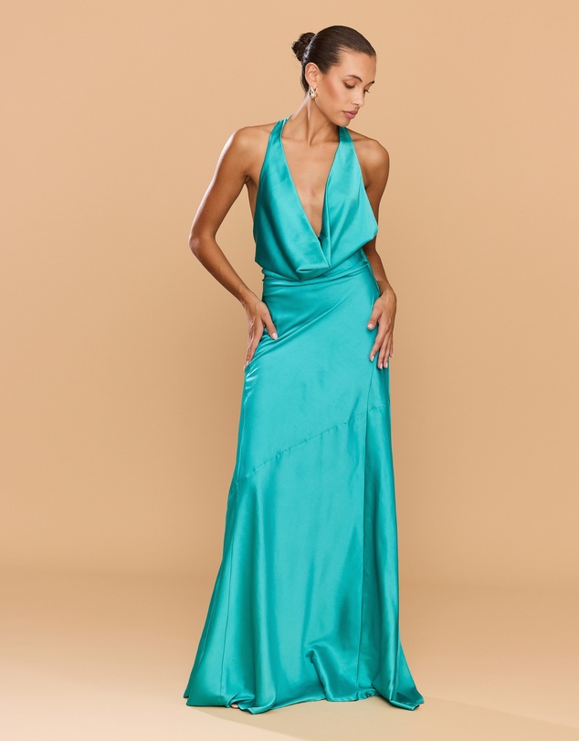 CATHERINE FERRARO - Phoebe Cowl Neck Gown